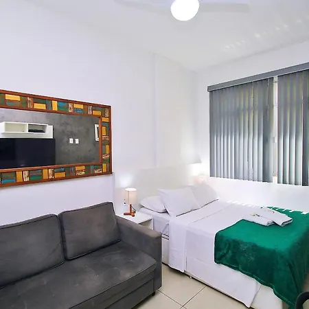 Studio silencioso para 4 pessoas em Ipanema-2